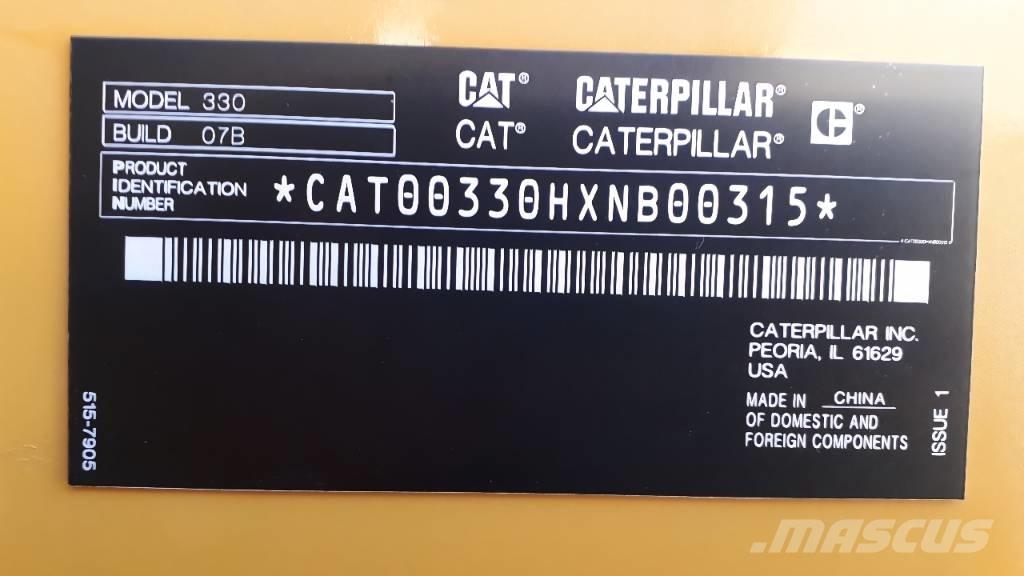 CAT 330 Верижен екскаватор