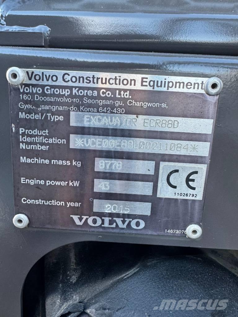 Volvo ECR 88 D Средни екскаватори 7т - 12т