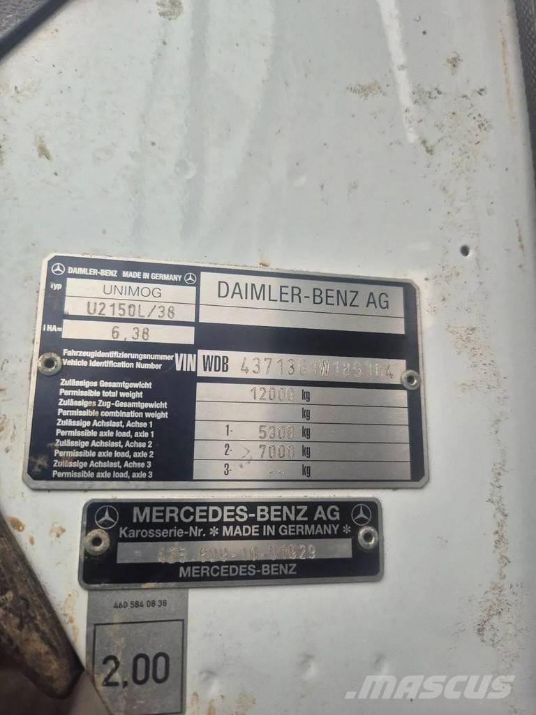 Unimog u 2150l38 Апаратура за повърхностна редова сеидба