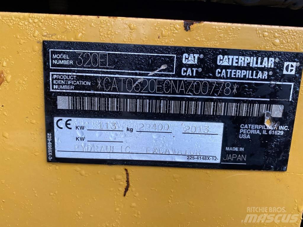 CAT 320 EL Верижен екскаватор