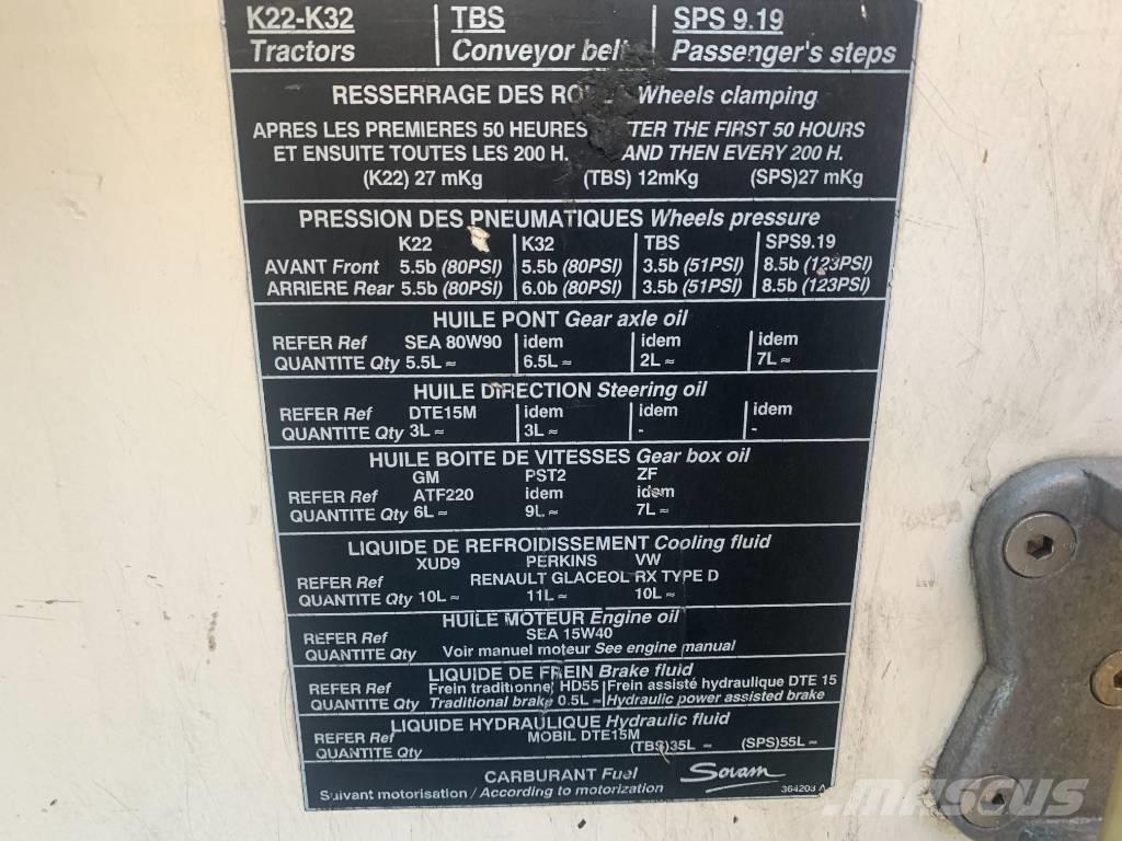 Sovam K22 V-3080 Летищно оборудване