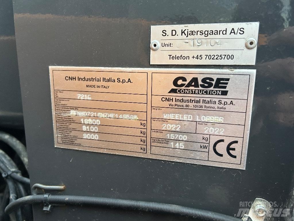 CASE 721G Колесни товарачи
