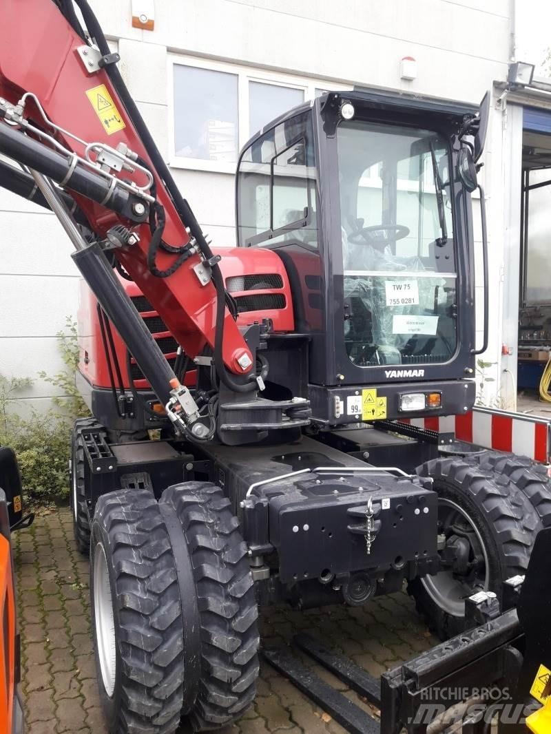 Yanmar B75W Колесни екскаватори