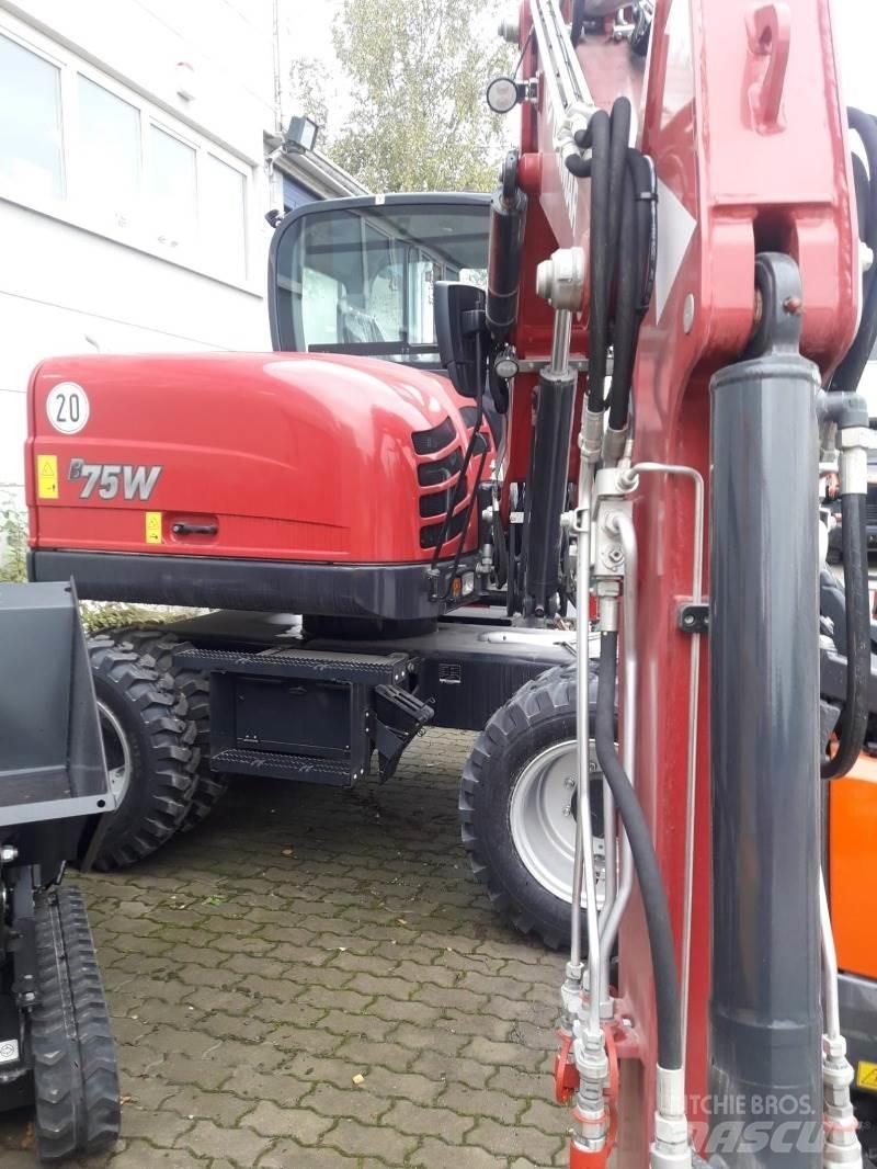 Yanmar B75W Колесни екскаватори