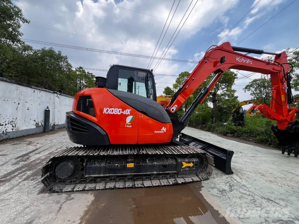 Kubota KX 080-4 CX Средни екскаватори 7т - 12т
