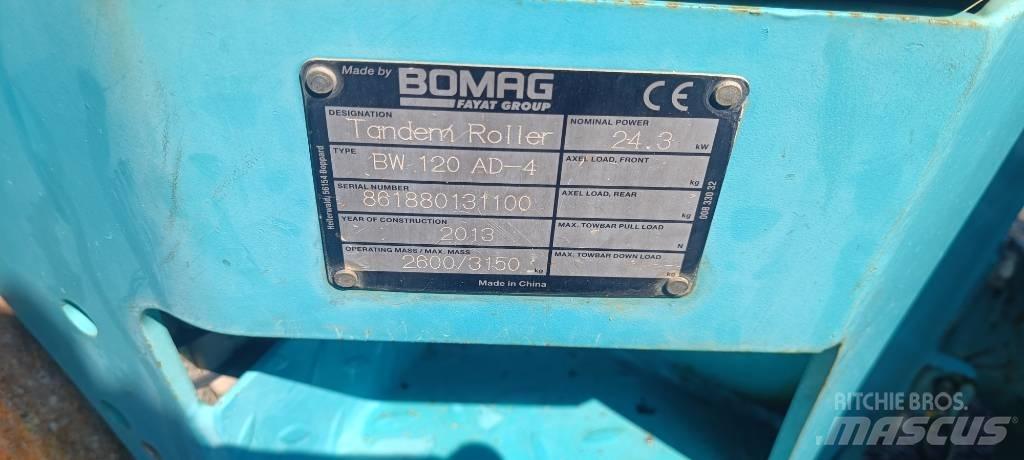 Bomag BW 120 AD-4 Двойни барабанни ролки
