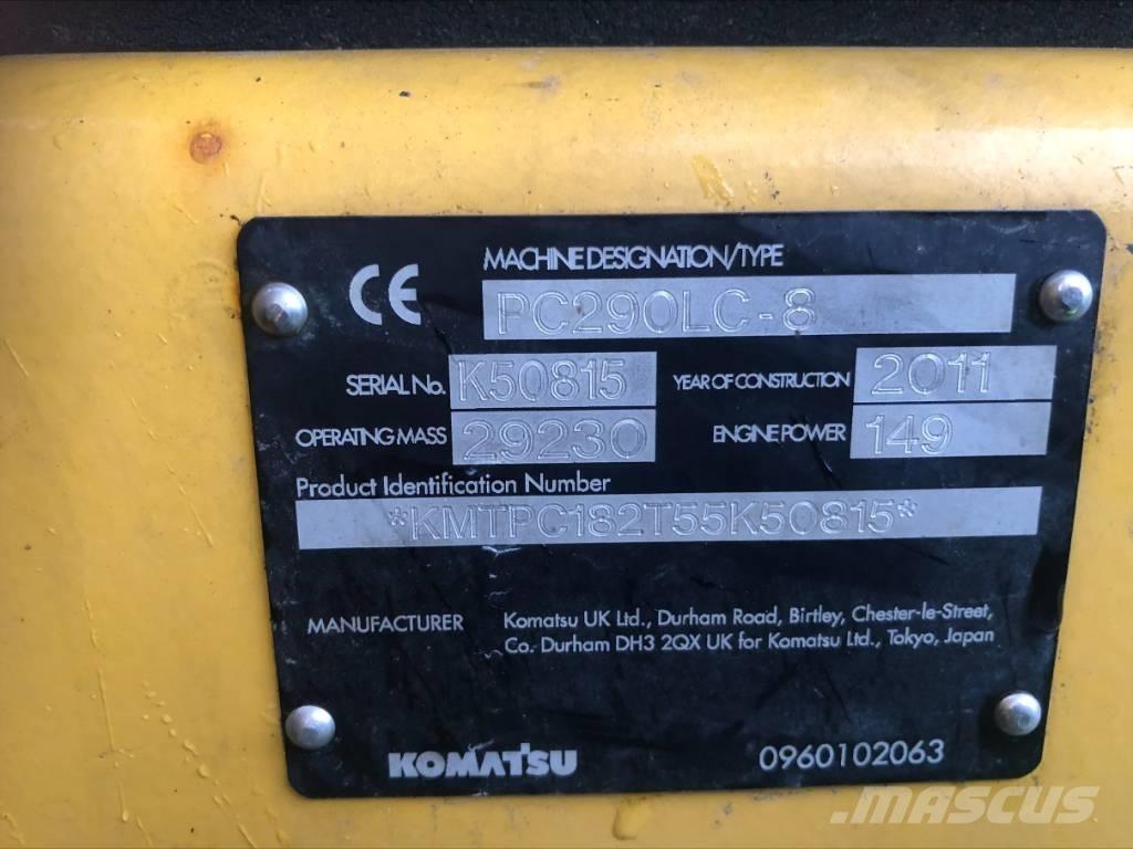 Komatsu PC 290 LC-8 Верижен екскаватор