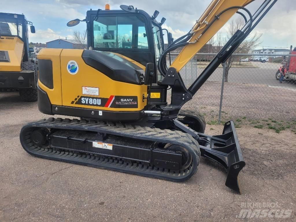 Sany SY80U Верижен екскаватор