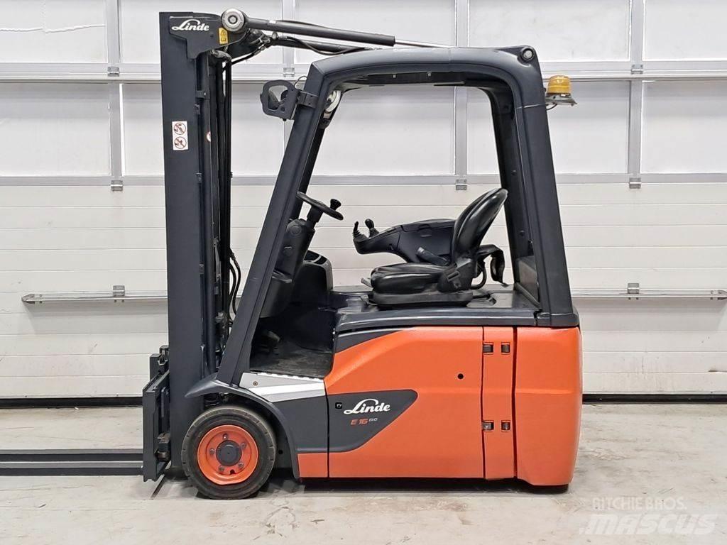 Linde E16-02 Електрически вилични кари-повдигачи