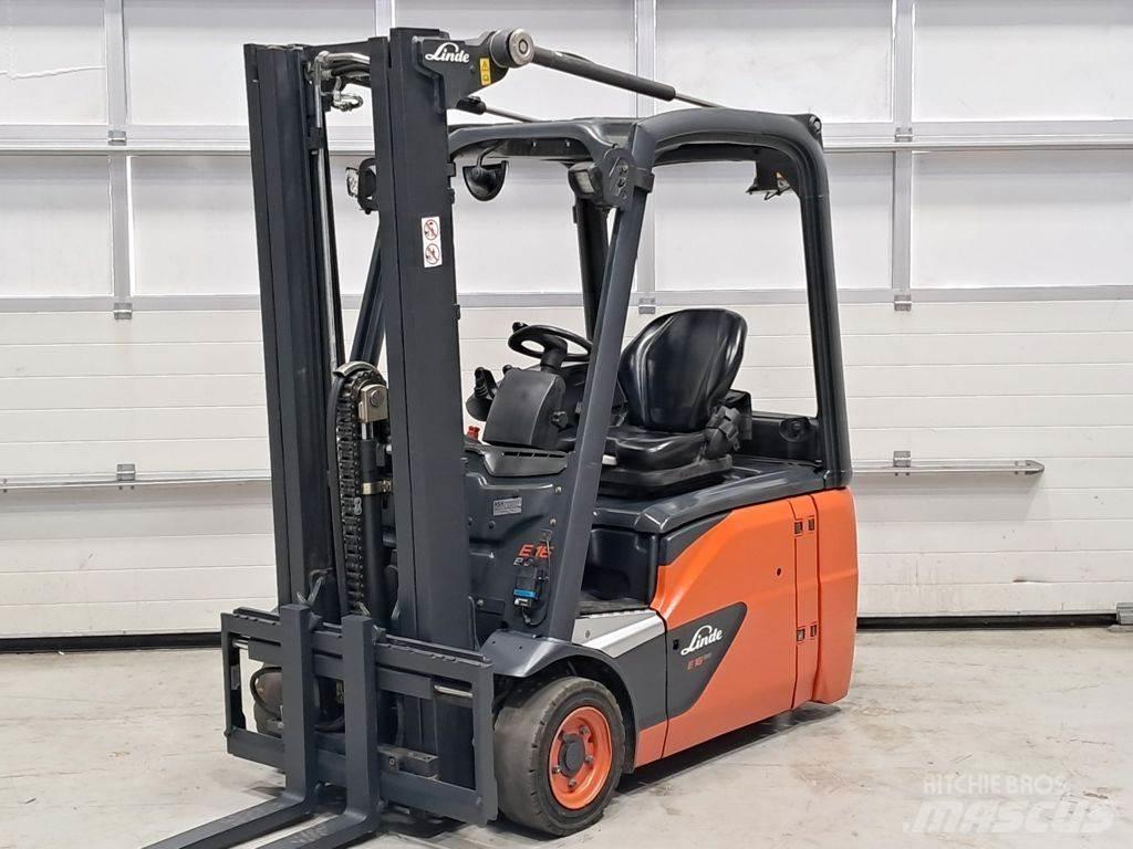 Linde E16-02 Електрически вилични кари-повдигачи