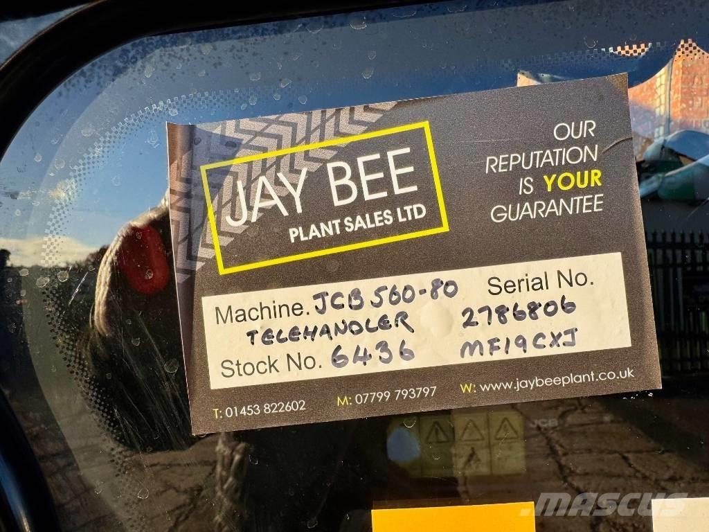JCB 560-80 Телескопични товарачи