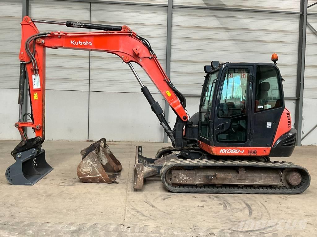 Kubota KX 080-4 Средни екскаватори 7т - 12т