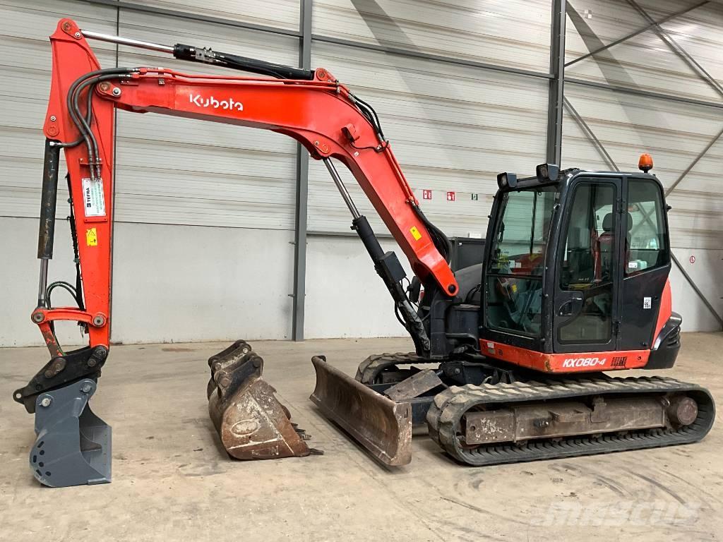 Kubota KX 080-4 Средни екскаватори 7т - 12т