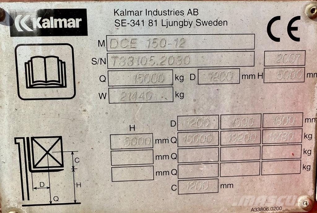 Kalmar DCE 150-12 Дизелови камиони