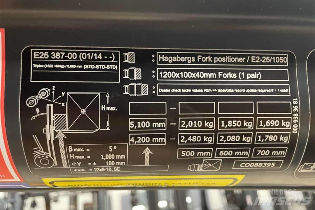 Linde E 25 Електрически вилични кари-повдигачи