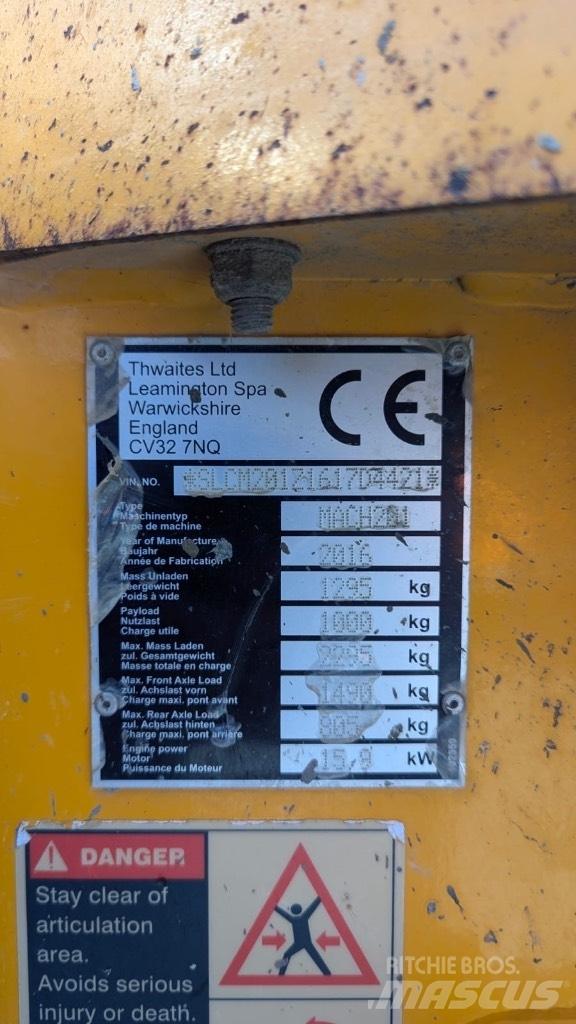 Thwaites 1 ton Странични самосвали