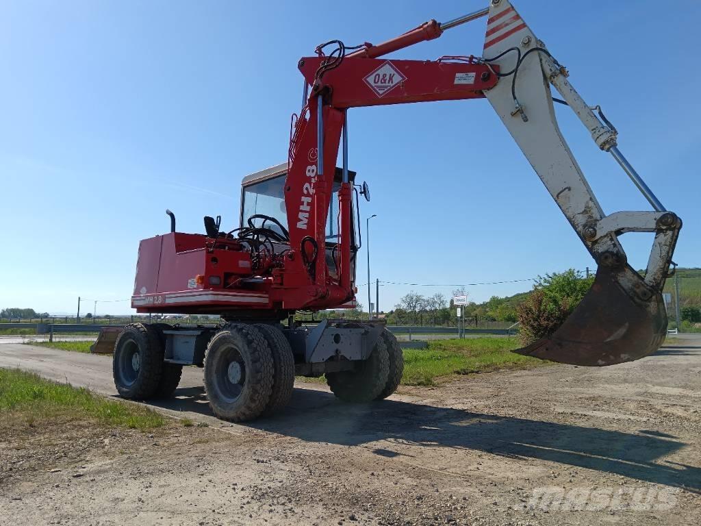 O&K MH2,8C Колесни екскаватори