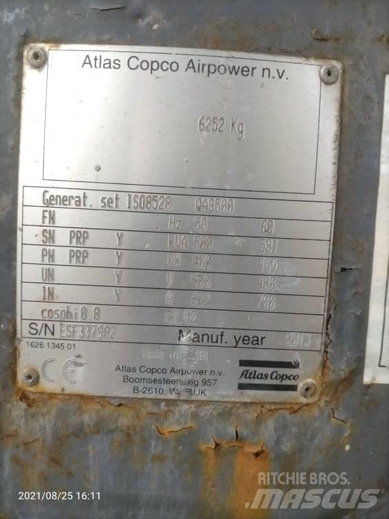 Atlas Copco QAS 500 Дизелови генератори

