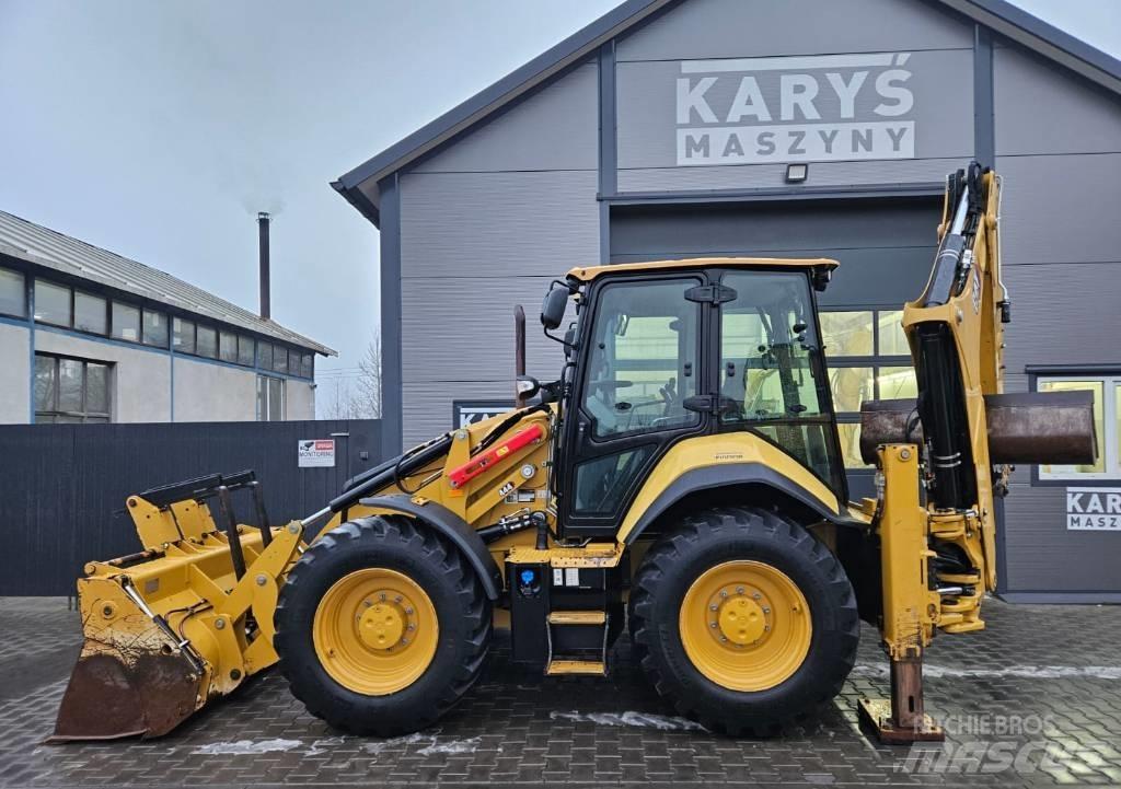 CAT 444 E Товарач със заден ексватор
