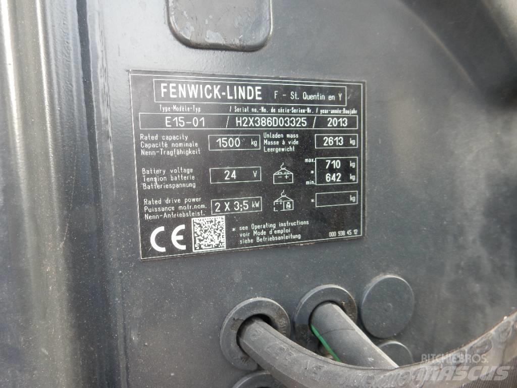 Linde E 15 Електрически вилични кари-повдигачи