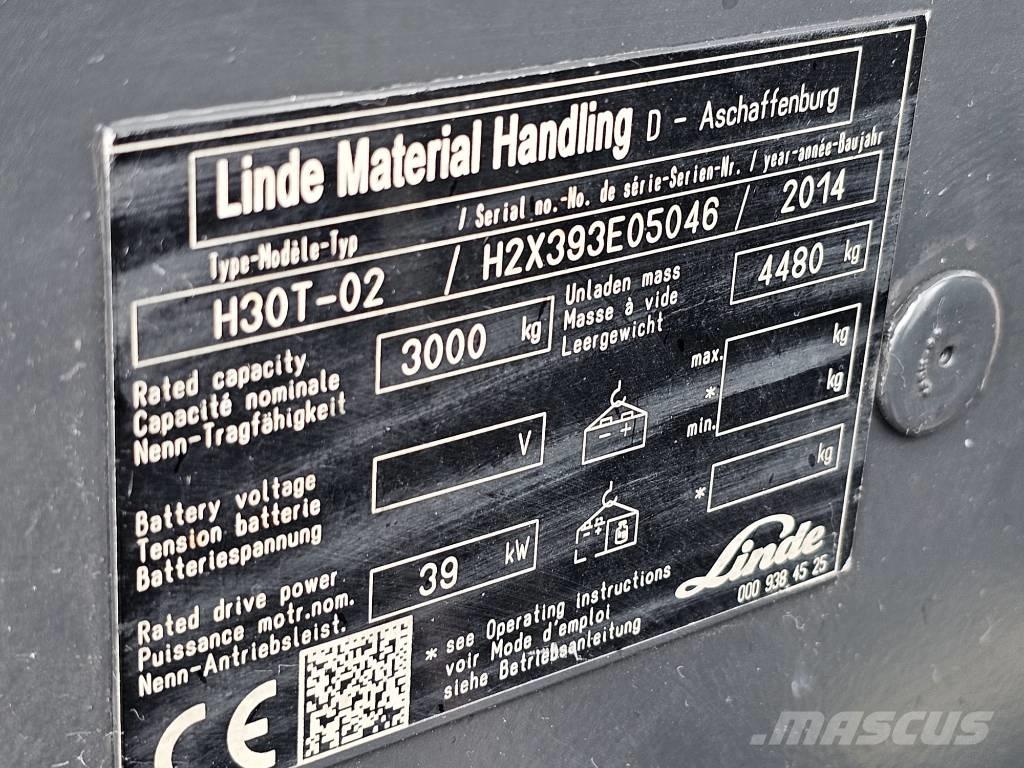 Linde H30T-02 Камиони с АГУ