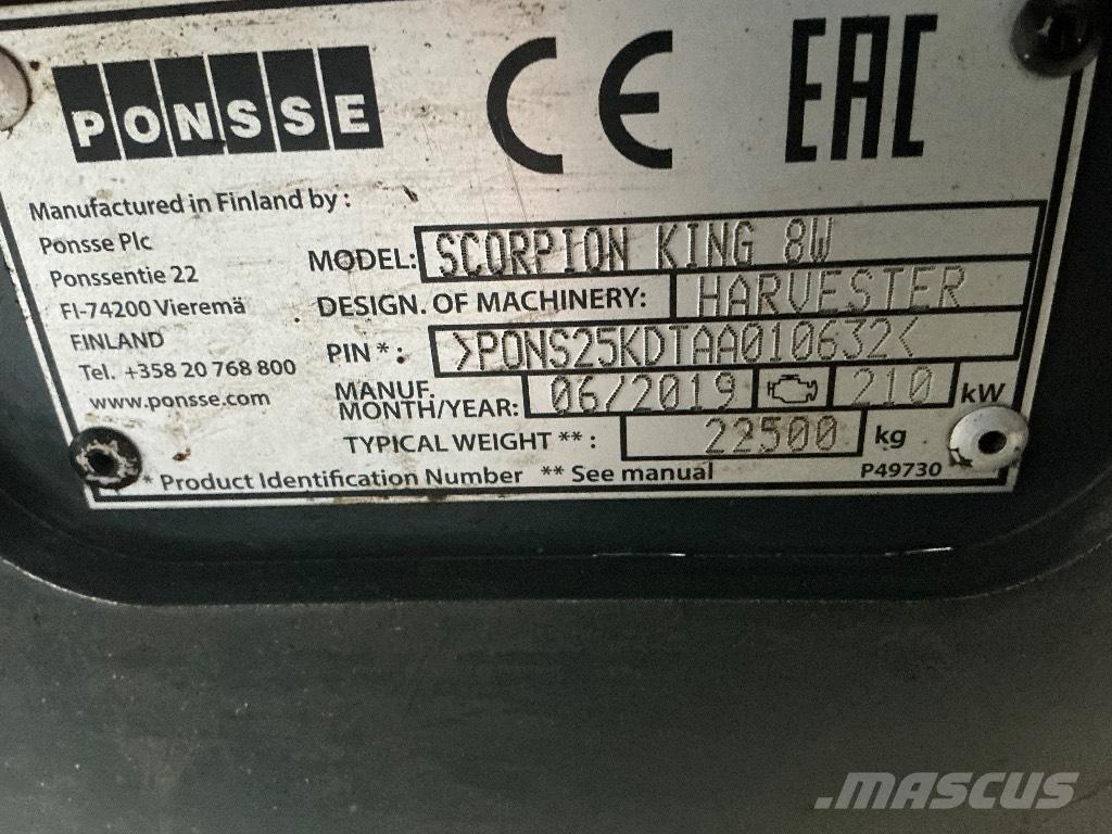 Ponsse Scorpion King Харвестери