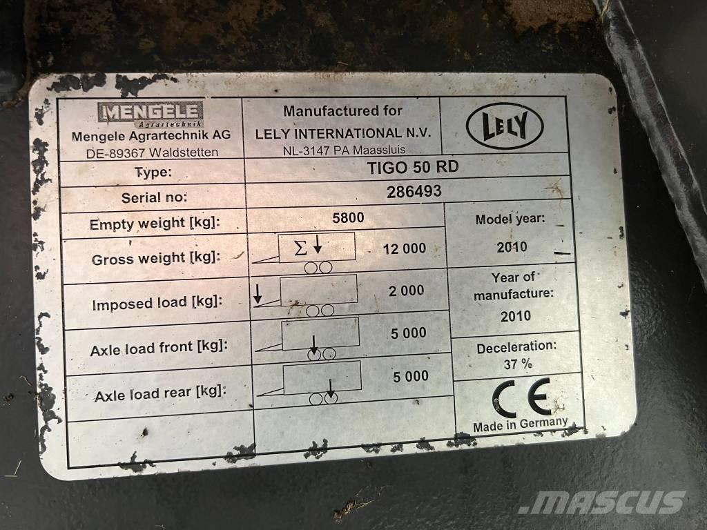 Lely Tigo 50 R D Самотаварещи ремаркета