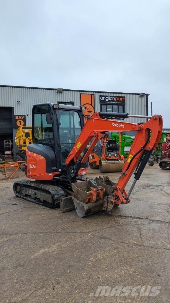 Kubota U 27-4 Мини екскаватори < 7 т