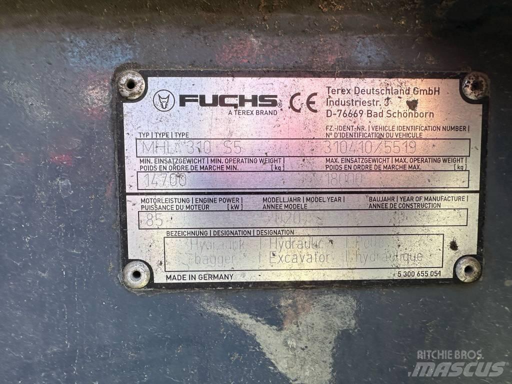 Fuchs MHL 310 S5 Оператори на отпадъци/индустрия
