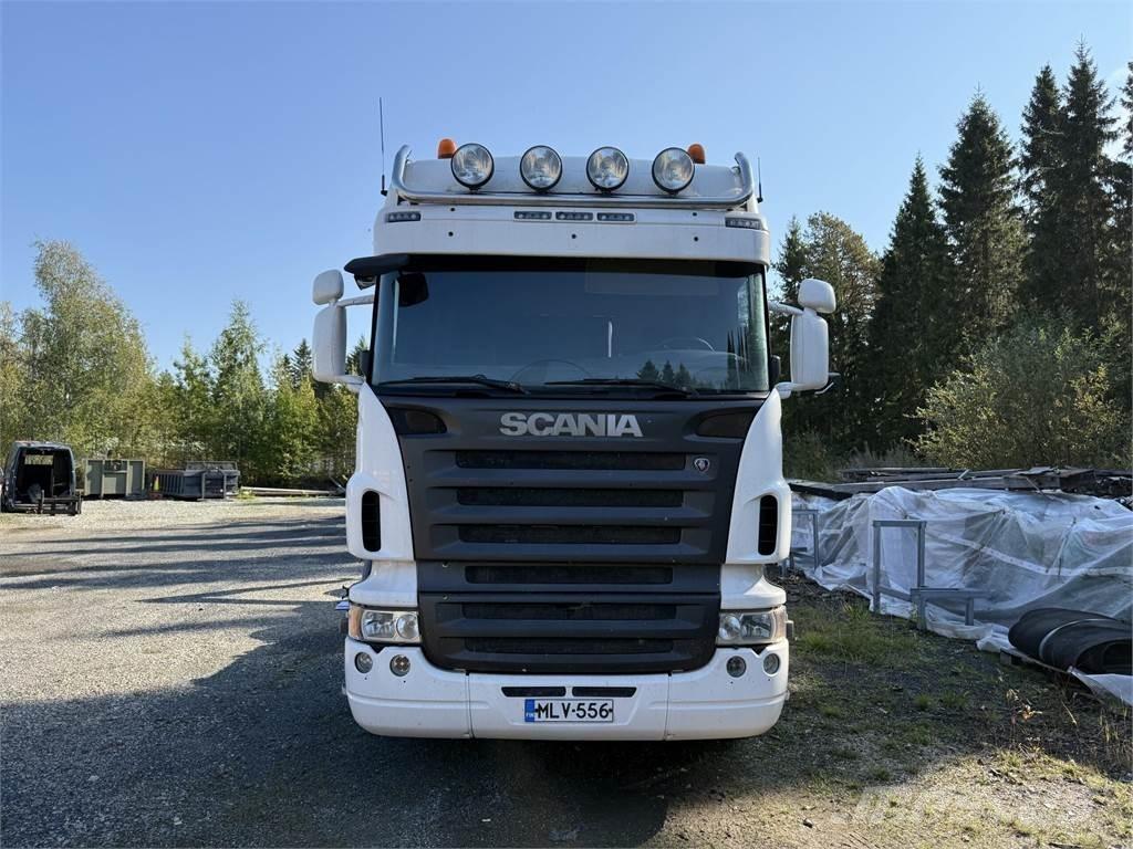 Scania R16 V8 8X4 Камиони с кран с кука