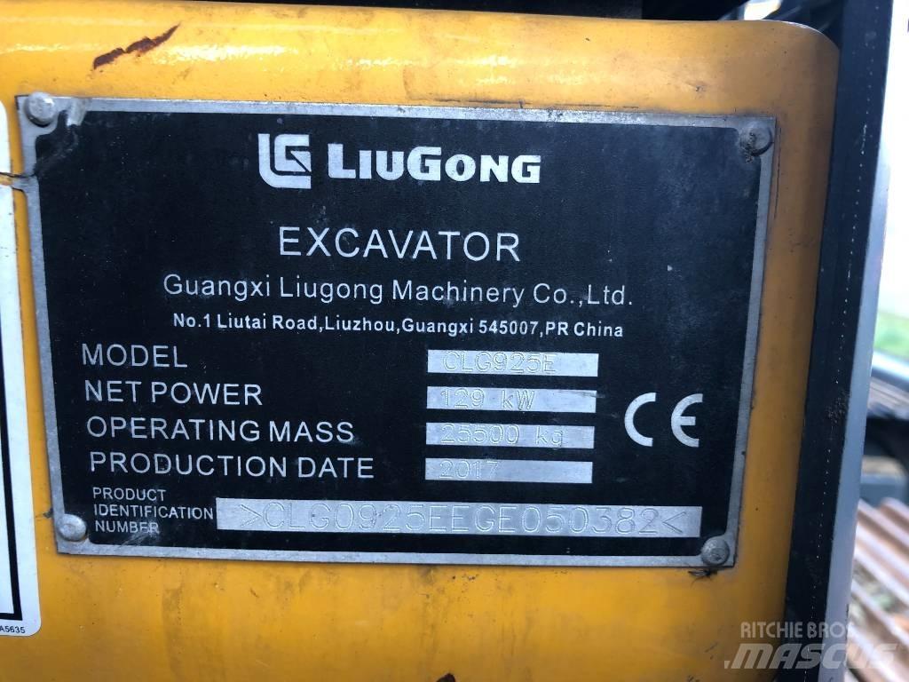 LiuGong 925E Верижен екскаватор