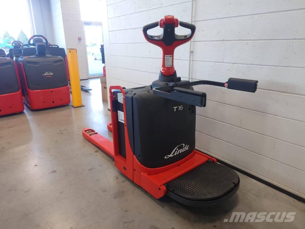 Linde T16P/1151-02 Транспалетни колички с платформи