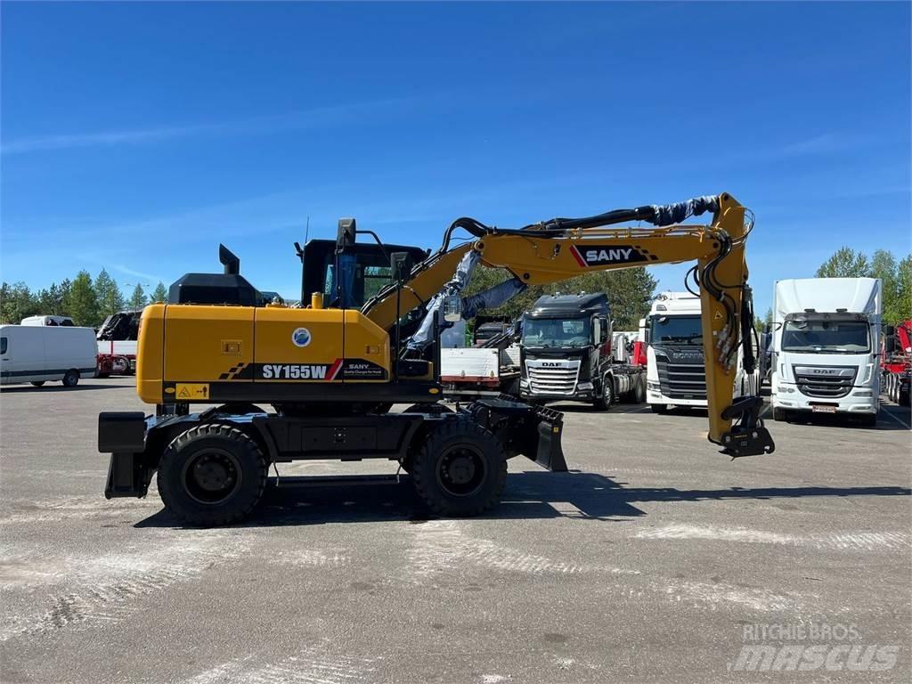 Sany SY155W Колесни екскаватори
