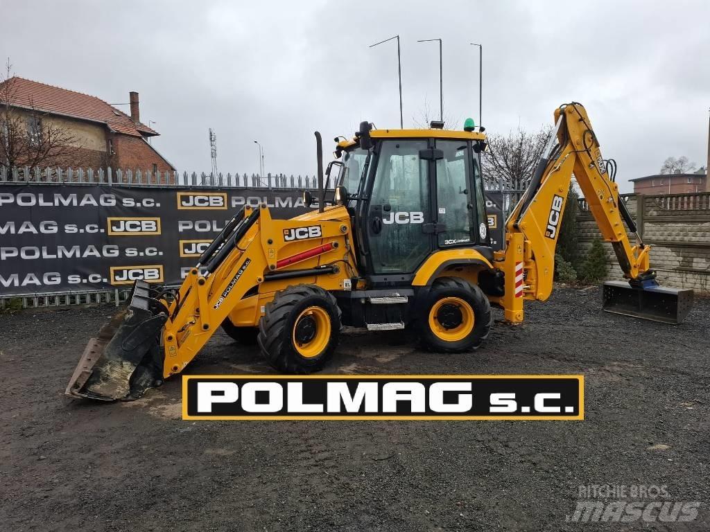 JCB 3 CX Compact Товарач със заден ексватор