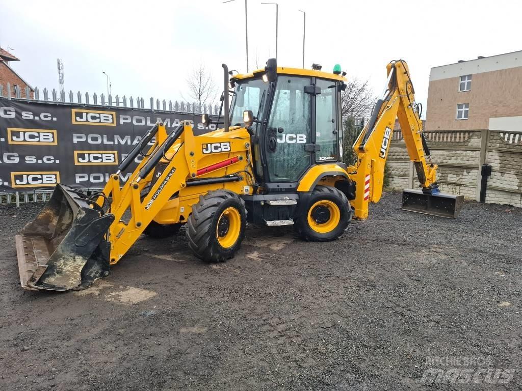 JCB 3 CX Compact Товарач със заден ексватор