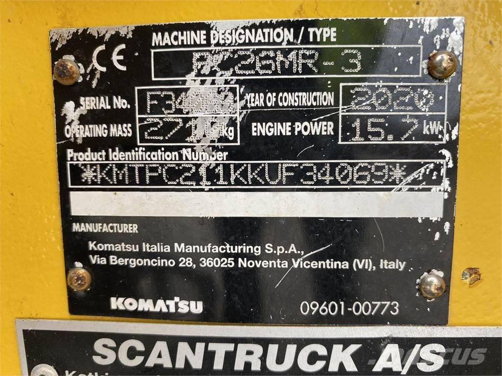Komatsu PC26MR-3 Колесни екскаватори