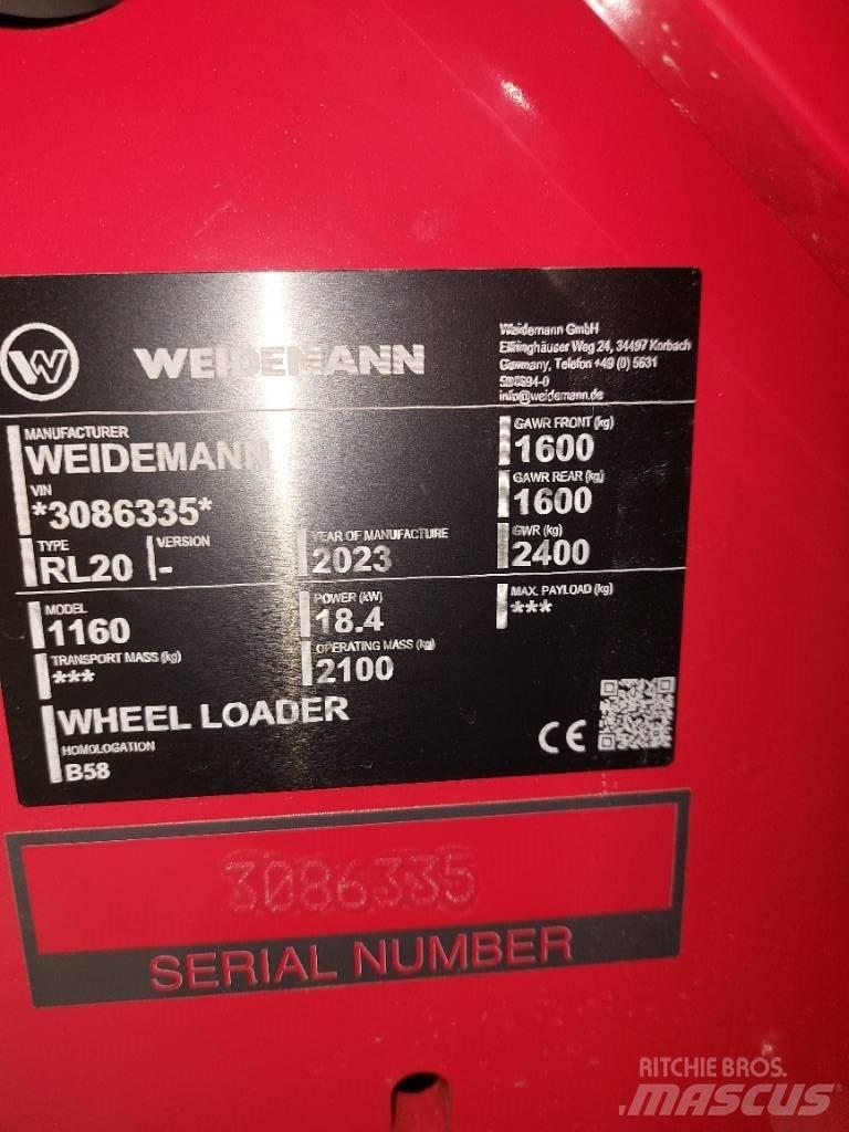 Weidemann 1160 Многофункционални товарачи