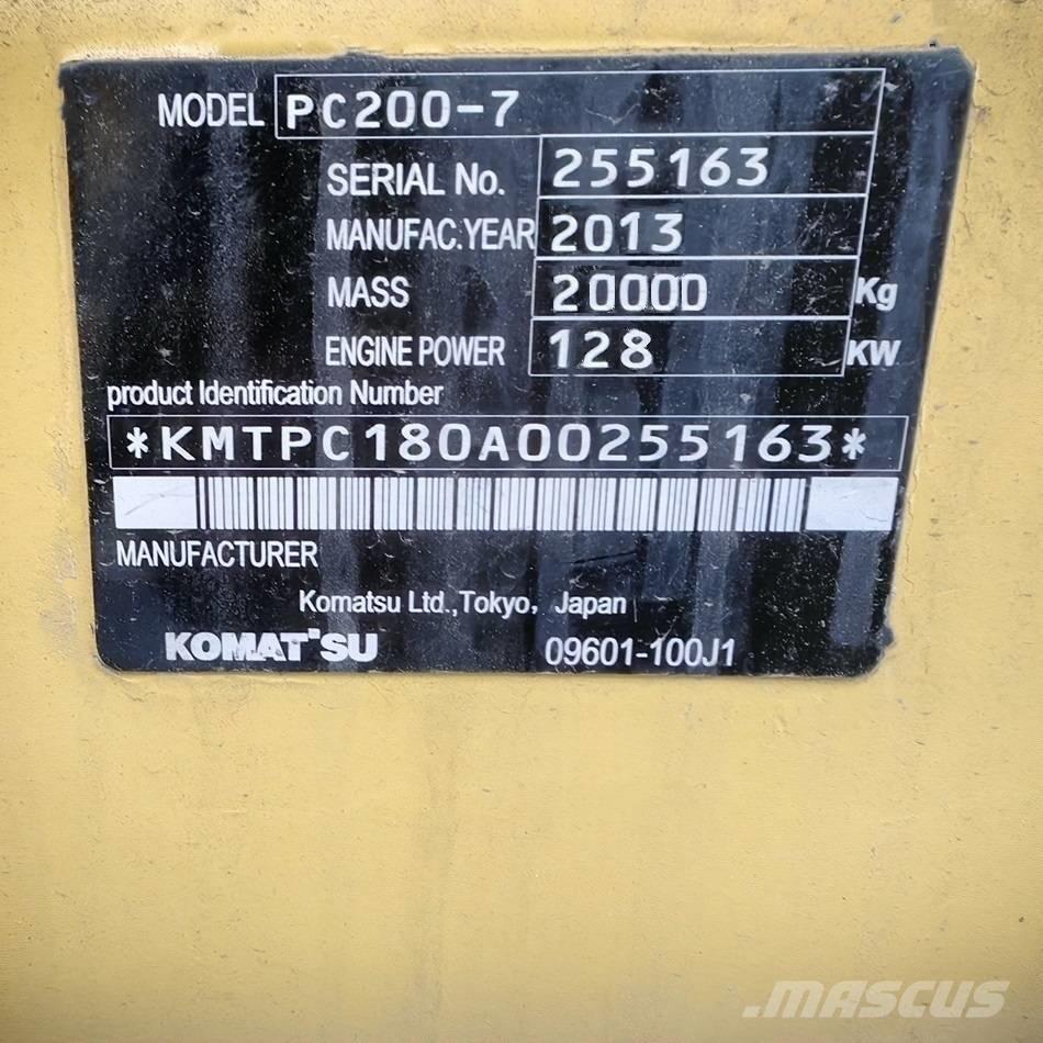 Komatsu pc200-7 Верижен екскаватор