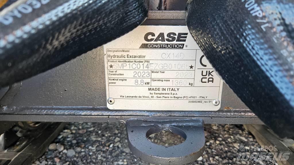 CASE CX14D Мини екскаватори < 7 т