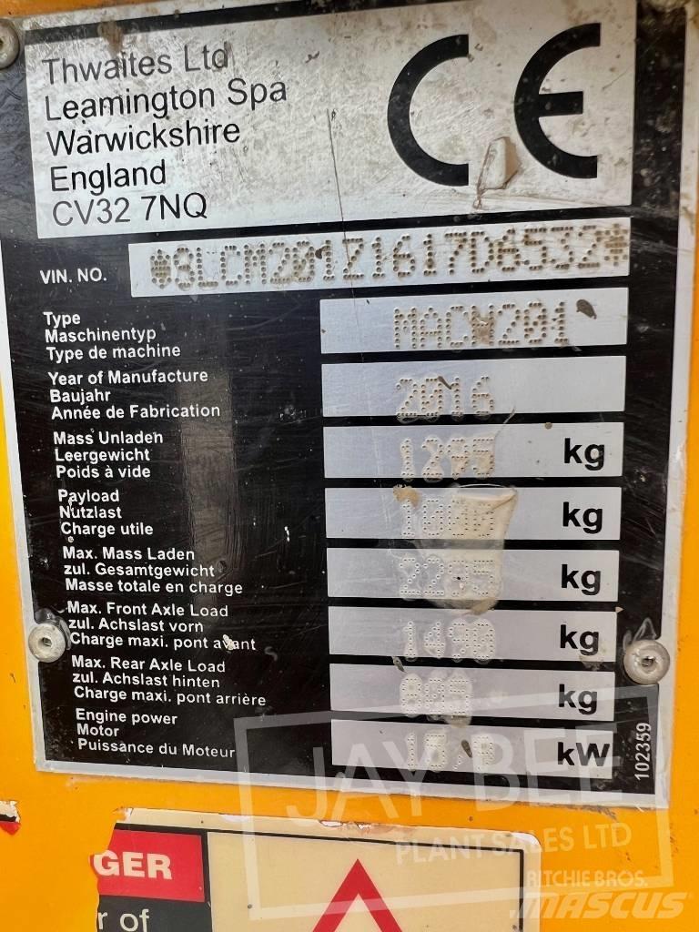 Thwaites 1 ton Странични самосвали