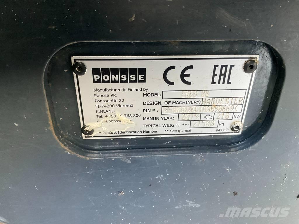 Ponsse ERGO 8W Харвестери