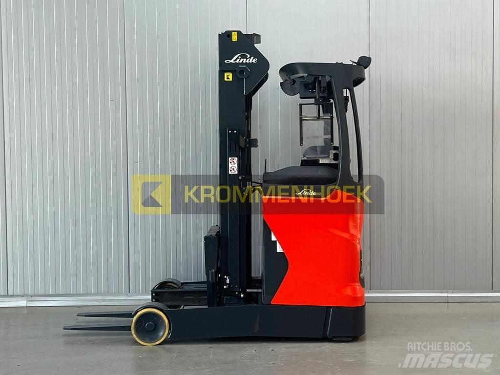 Linde R 16 Ретрак/ Високоповдигач с изместване на вилката напред