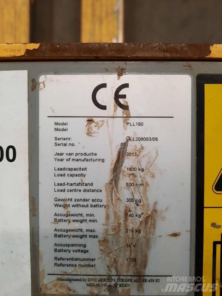 UniCarriers PLL180 Нископовдигач