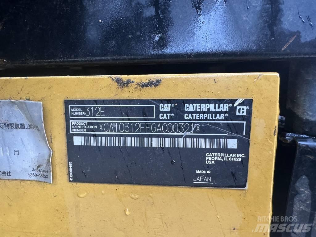 CAT 312E Верижен екскаватор