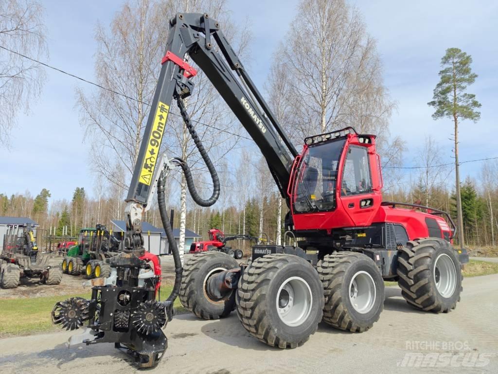 Komatsu 911 Харвестери