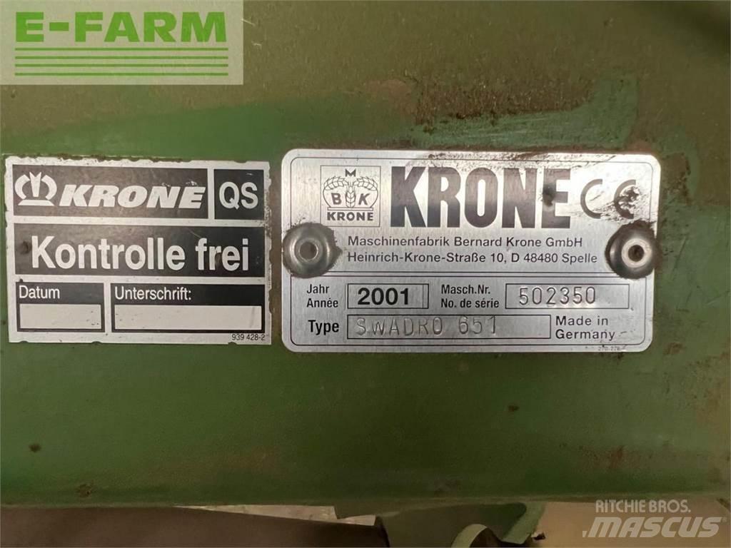 Krone Swadro 651 Уиндроуърс/Косачки за сено и др.
