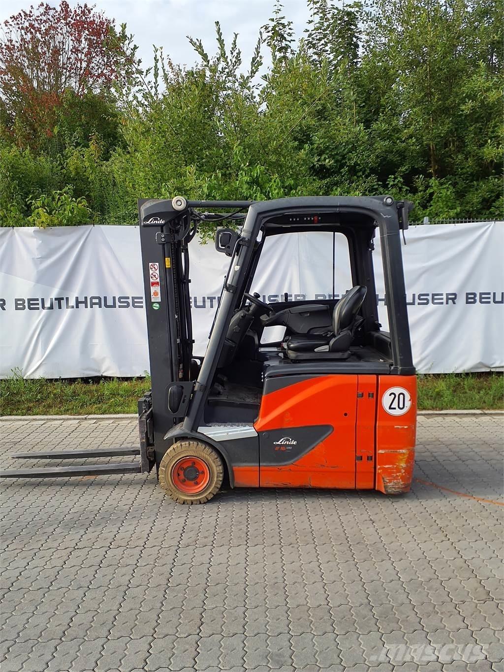 Linde E16 Електрически вилични кари-повдигачи