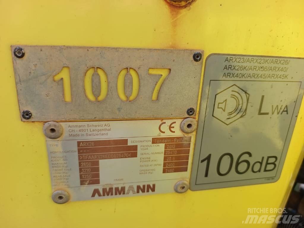 Ammann ARX 26 Двойни барабанни ролки
