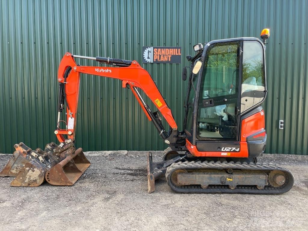 Kubota U 27-4 Мини екскаватори < 7 т