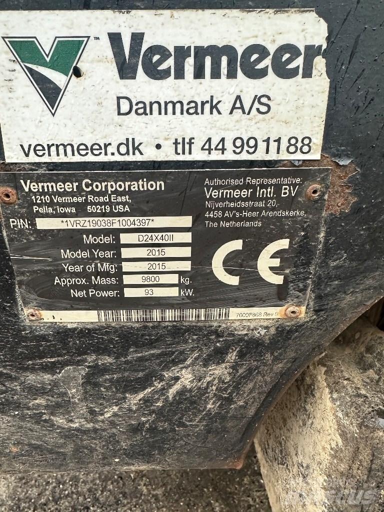 Vermeer D24x40II Пробивни машини за хоризонтално сондиране